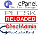 Plesk cPanel directadmin